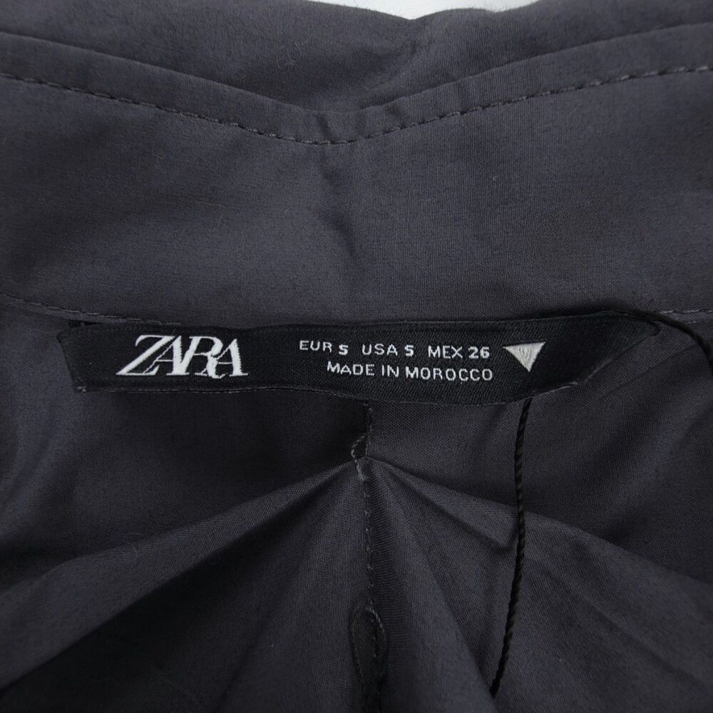 NEW Zara Oversized Shirt with Back Pleats Quiet Luxury Long Sleeve Button Down - Picture 2 of 7